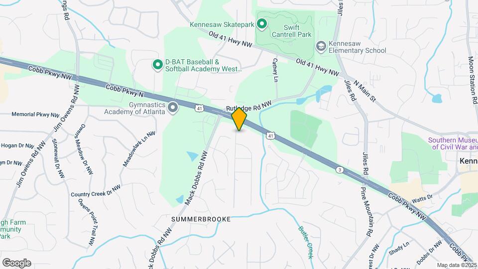 2998 Crooked Creek Rd NW Map and Location Details