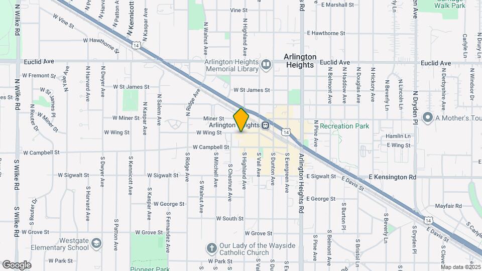 151 W Wing St, Unit 609 Map and Location Details