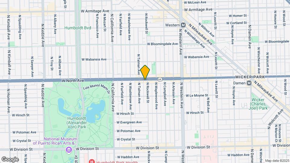 2605 W North Ave, Unit 3C Map and Location Details