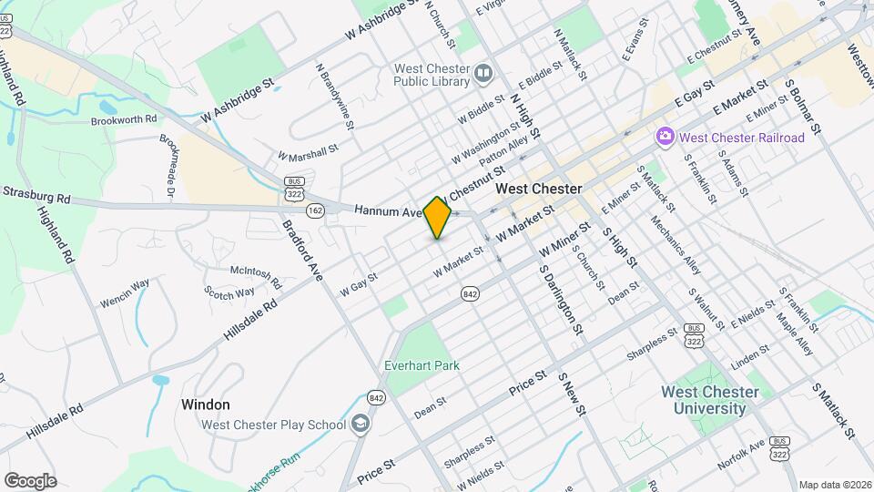 400 W Gay St, Unit A Mapa y Detalles de la Ubicación