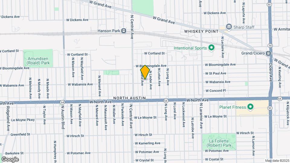 1707 N Luna Ave Map and Location Details
