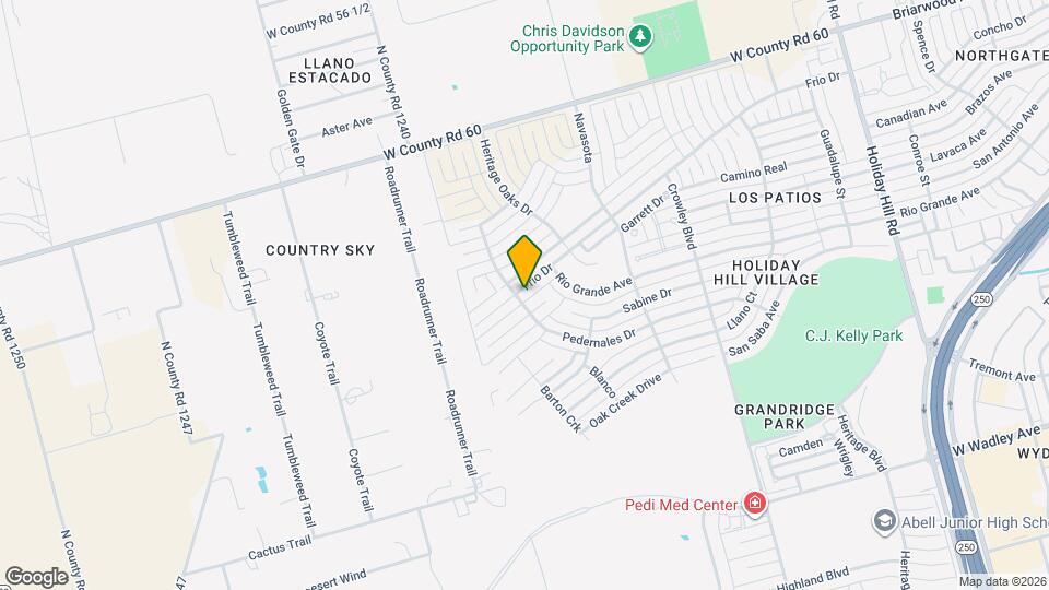 6023 Frio Dr Map and Location Details