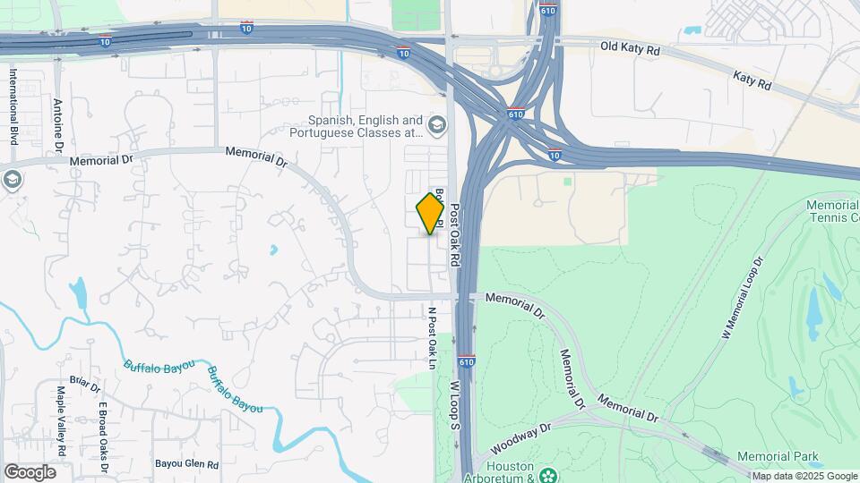 478 N Post Oak Ln Map and Location Details