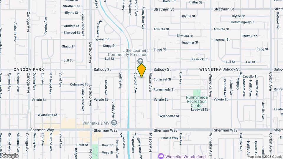 7515 Sunnybrae Ave Map and Location Details
