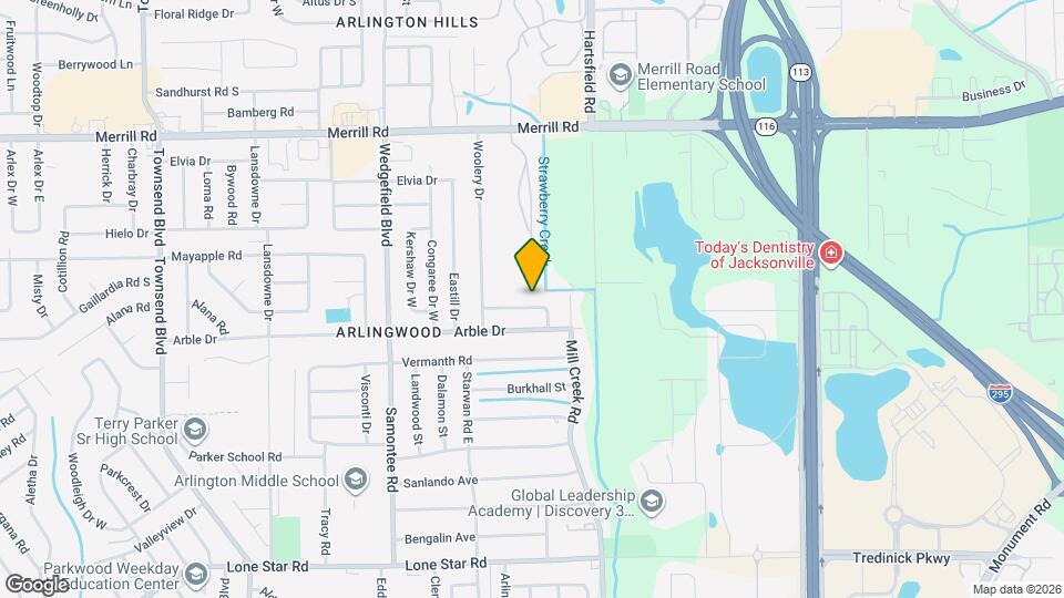 8029 Congaree Ct N Map and Location Details