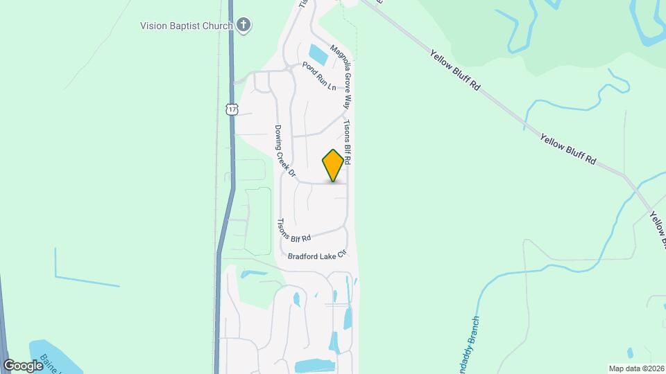 16044 Dowing Creek Dr Map and Location Details