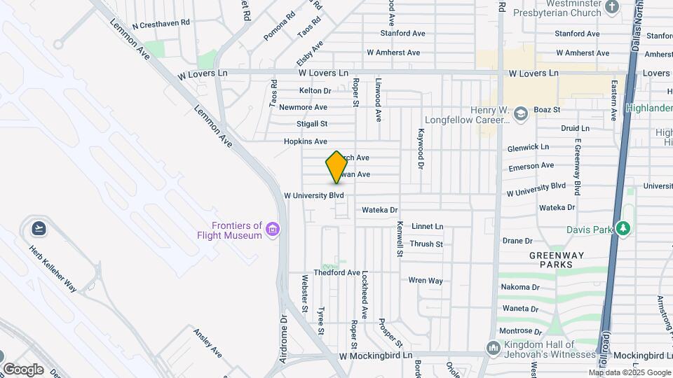 4523 W University Blvd Map and Location Details