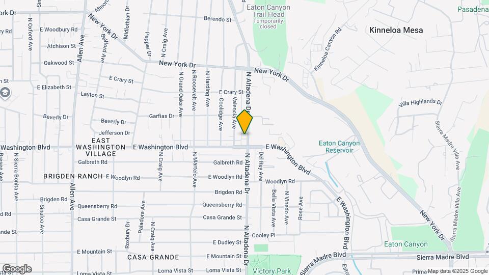 1373 N Altadena Dr, Unit 1373 Map and Location Details