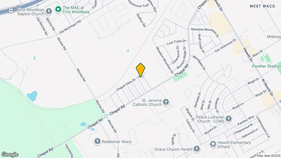 1304 Chapel Creek Rd Map and Location Details