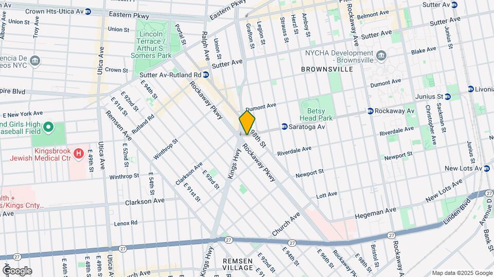 275 Rockaway Pky Mapa y Detalles de la Ubicación