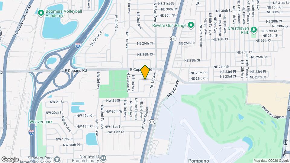 240 NE 23rd St Map and Location Details