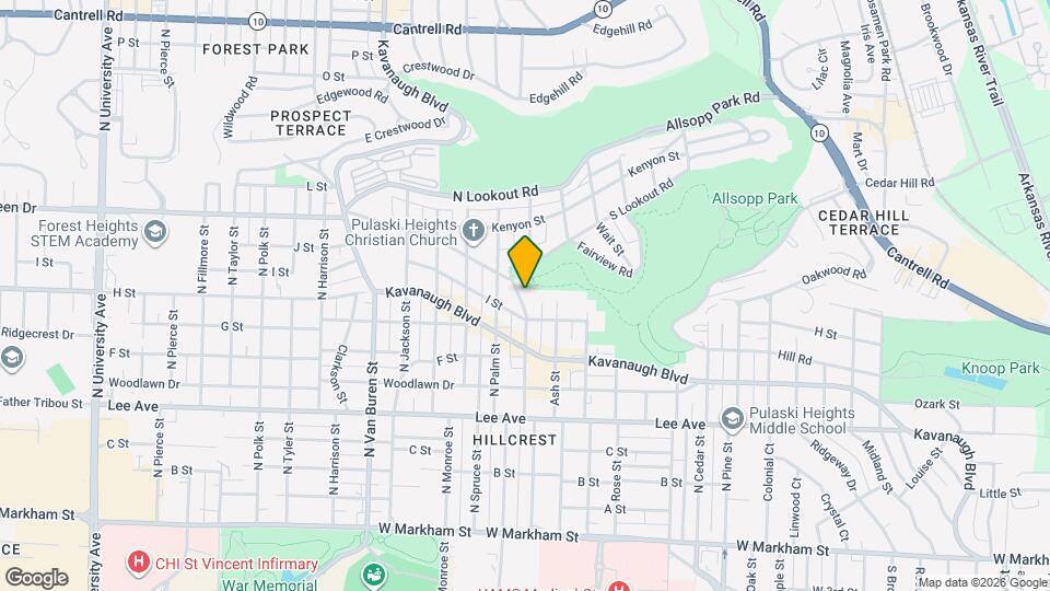 813 Beechwood St Map and Location Details