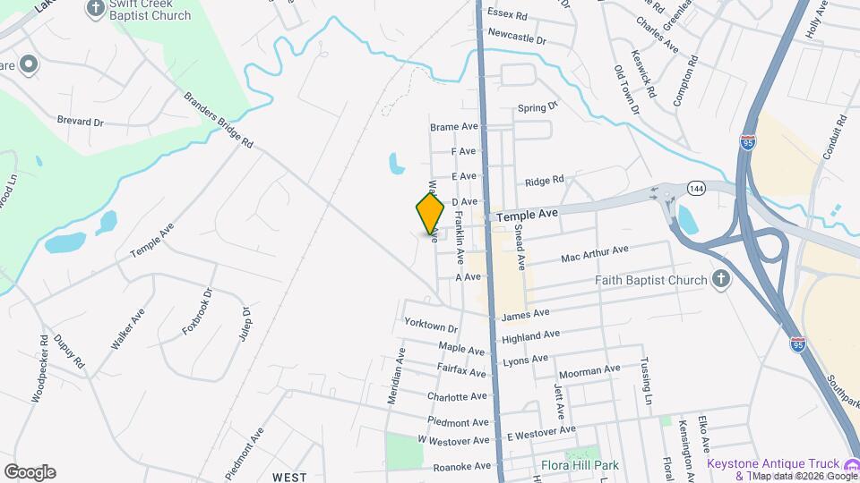 1906 Wakefield Ave Map and Location Details