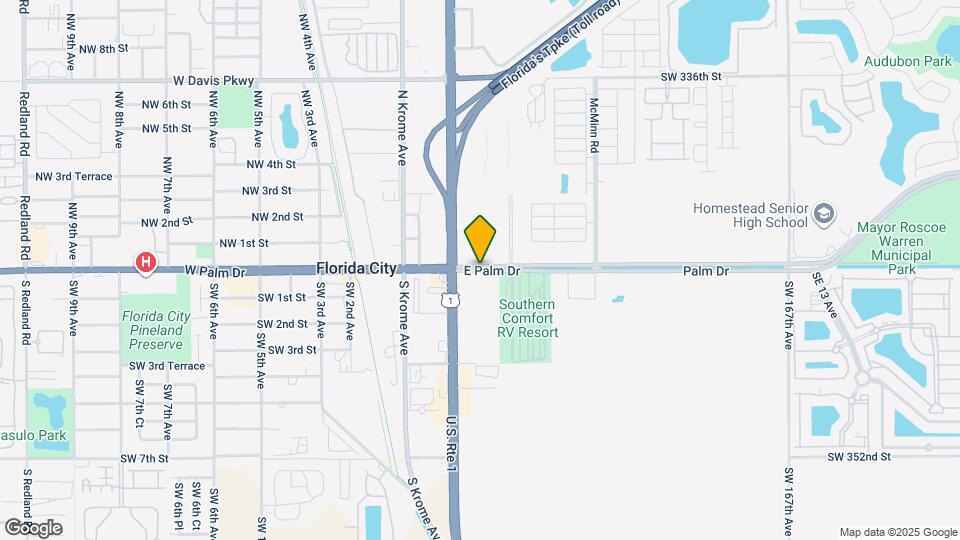 377 E Palm Dr Map and Location Details