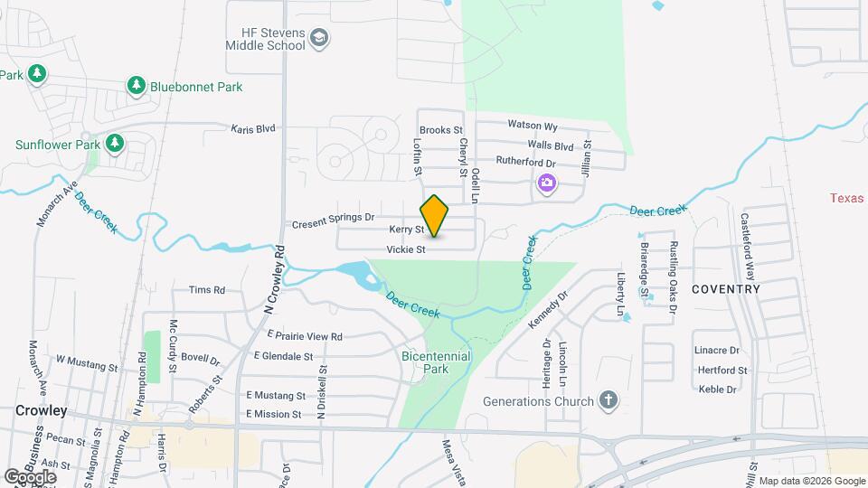 625 Vickie St Map and Location Details