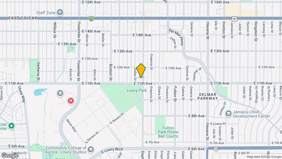 1125 Dayton St Map and Location Details