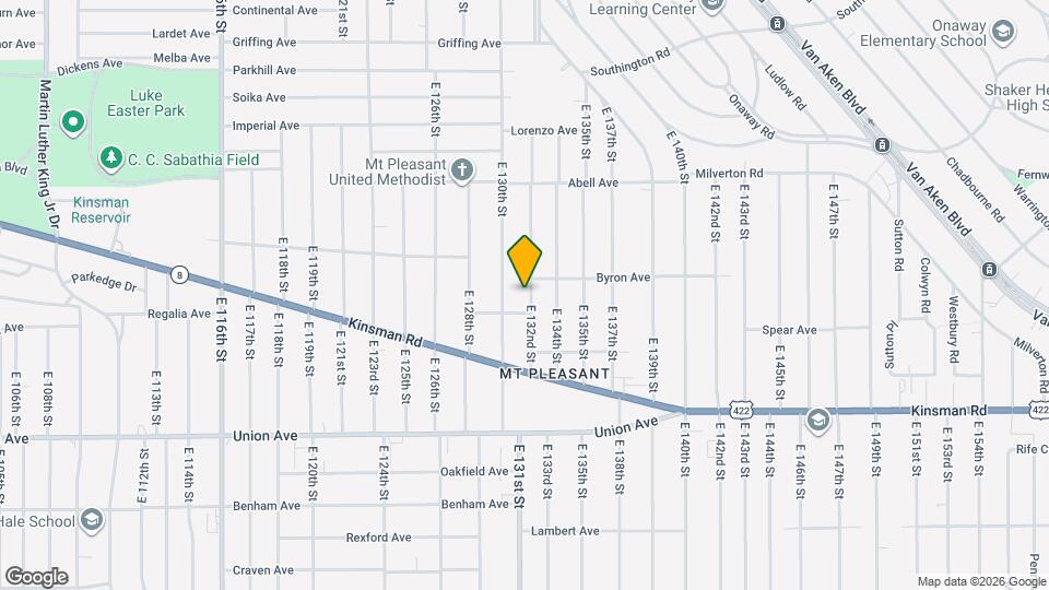 3350 E 132nd St Map and Location Details