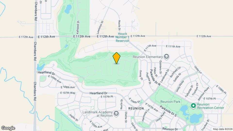 16514 E 109th Pl Map and Location Details