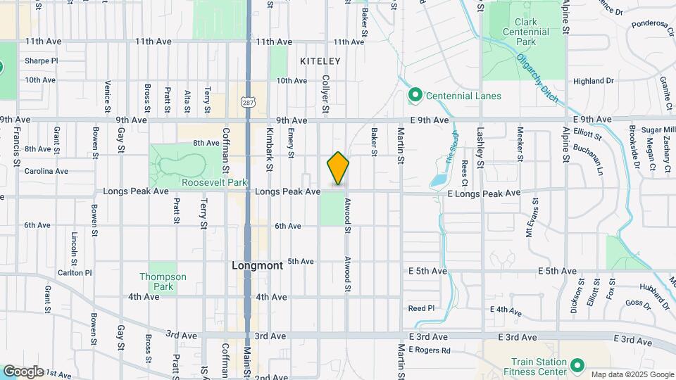 224 Longs Peak Ave Map and Location Details