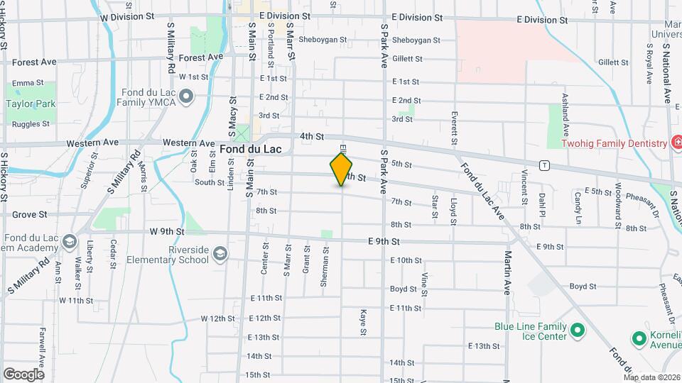 274 Ellis St Map and Location Details