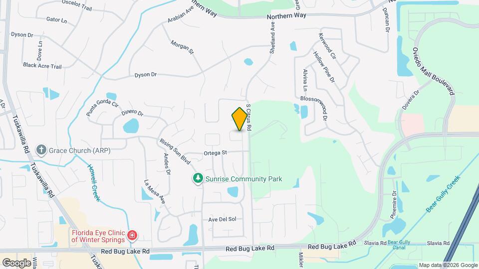 1392 Alfonzo Cir Map and Location Details