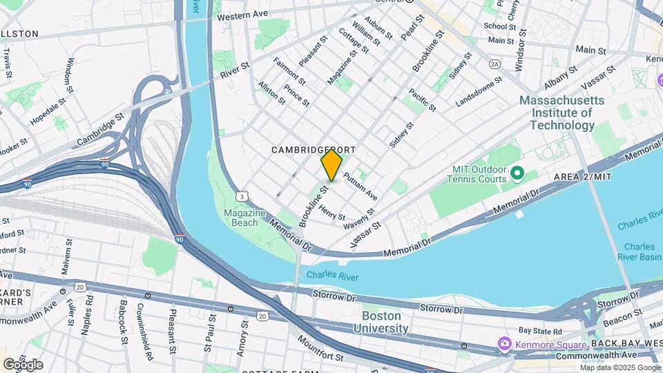302 Brookline St Map and Location Details