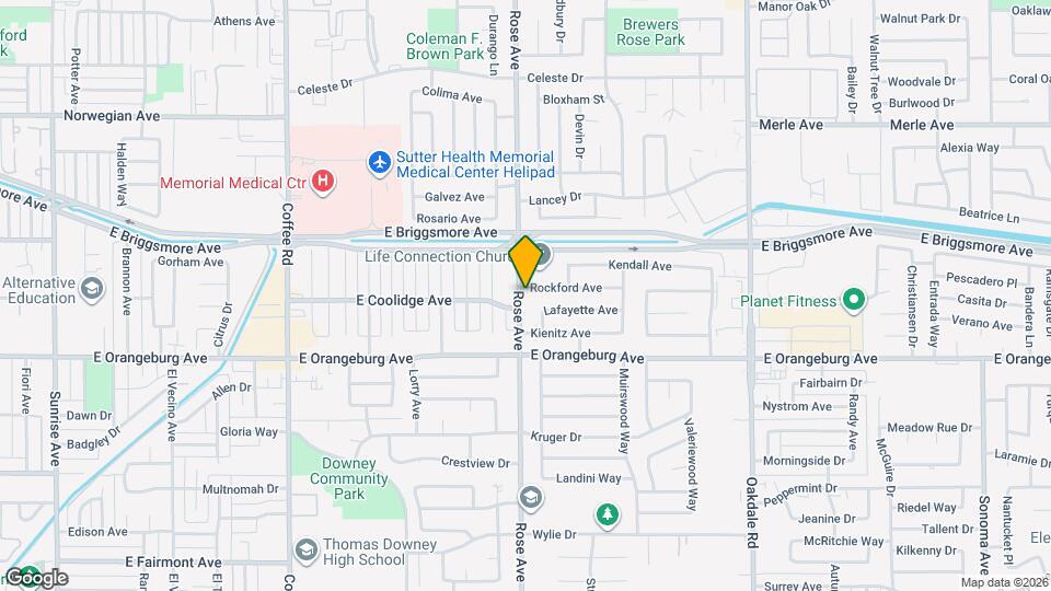 1802 Rockford Ave Map and Location Details