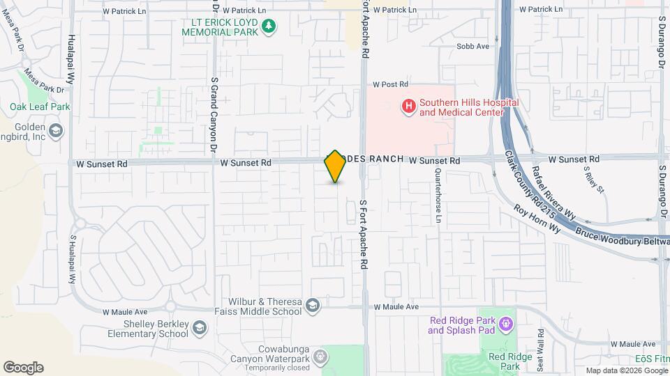 9469 Vast Valley Ave Map and Location Details