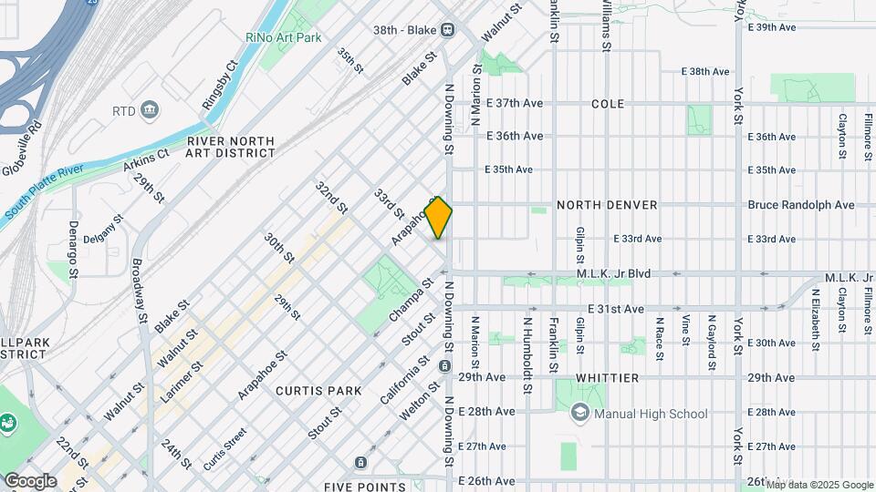965 33rd St Map and Location Details