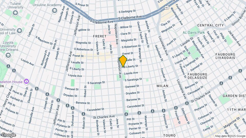 2229 Napoleon Ave, Unit B Map and Location Details