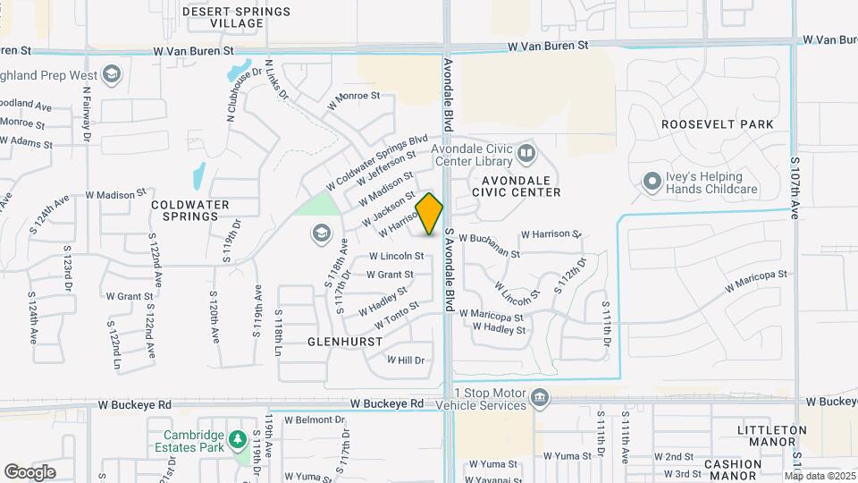 11559 W Buchanan St Map and Location Details