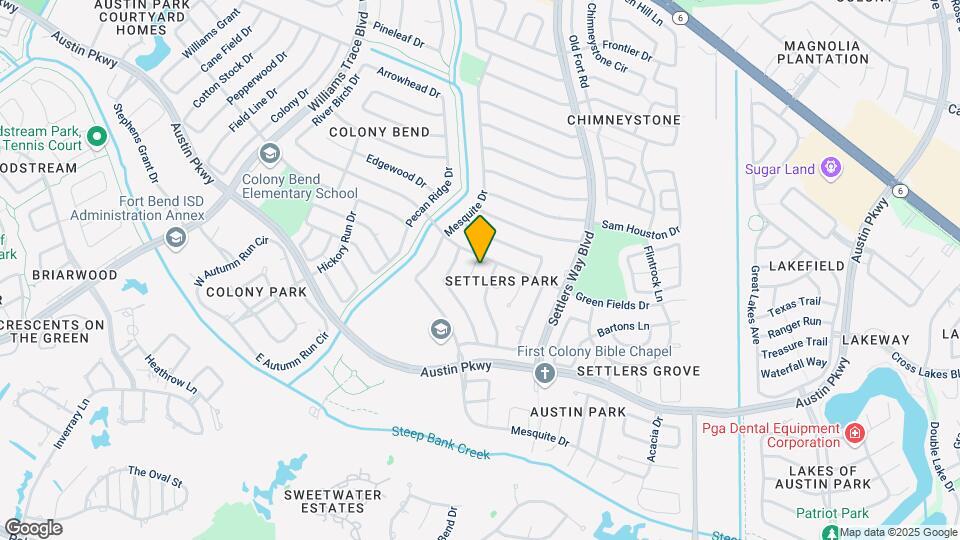 3111 Lazy Brook Dr Map and Location Details