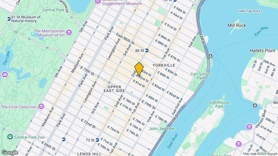314 East 82nd Street Map and Location Details