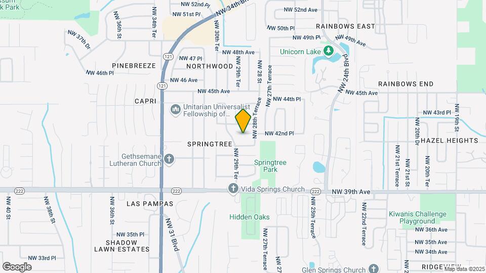 2901 NW 42nd Pl Map and Location Details