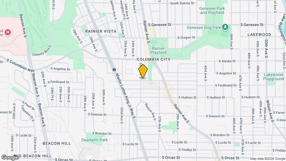 3506 South Edmunds Street, Unit A Mapa y Detalles de la Ubicación