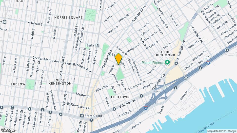 1730 Memphis St Map and Location Details