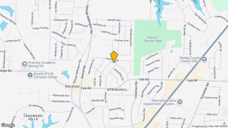 3601 Hanna Dr, Unit #2 Map and Location Details