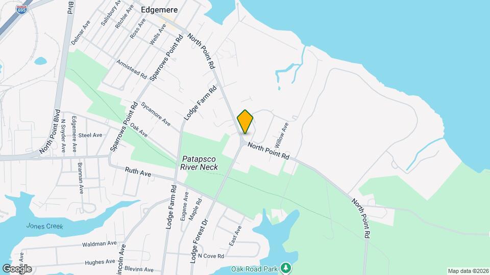 7620 North Point Rd Map and Location Details