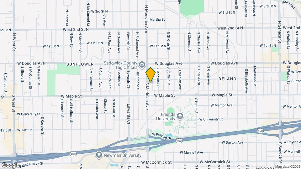 216 S Meridian Ave Map and Location Details