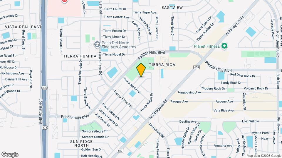 2440 Tierra Rica Way Map and Location Details