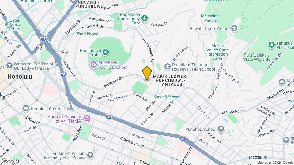 1306 Prospect St Map and Location Details