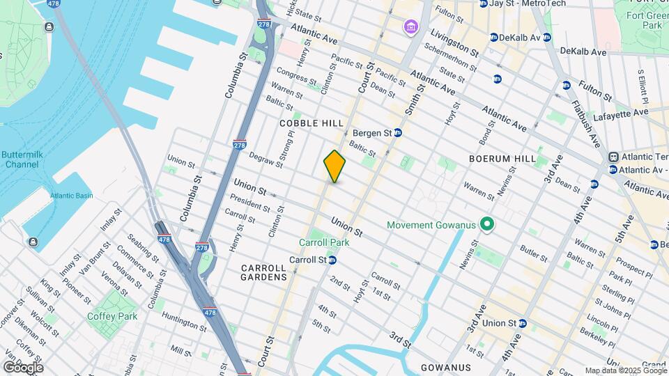 316 Degraw St Map and Location Details