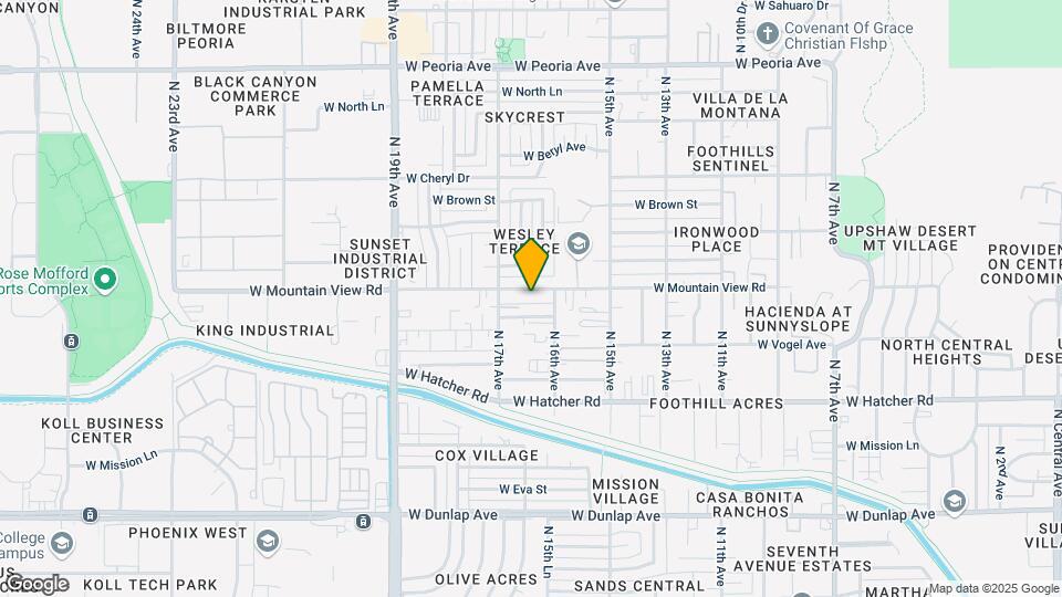 Mountain View Acres Map and Location Details