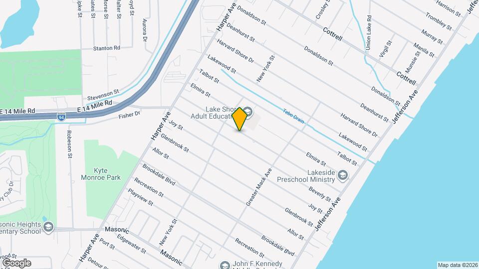 23334 Deziel St Mapa y Detalles de la Ubicación