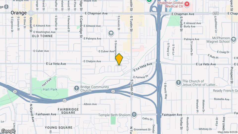 539 S Cinnamon Way Mapa y Detalles de la Ubicación