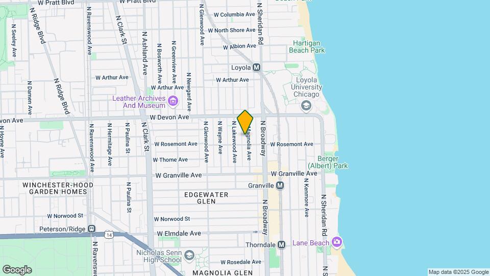6310-6312 N Magnolia Ave Mapa y Detalles de la Ubicación