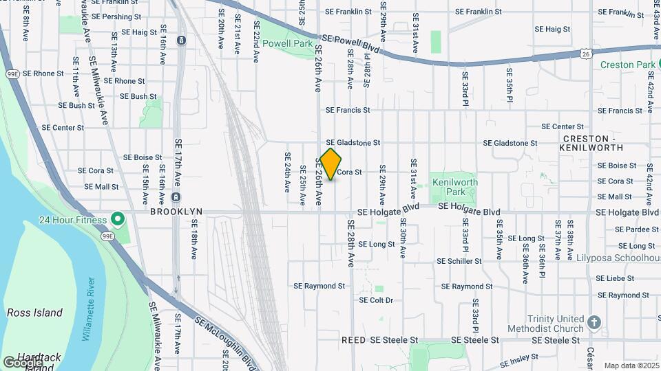 4321-4331 SE 27th Ave Map and Location Details
