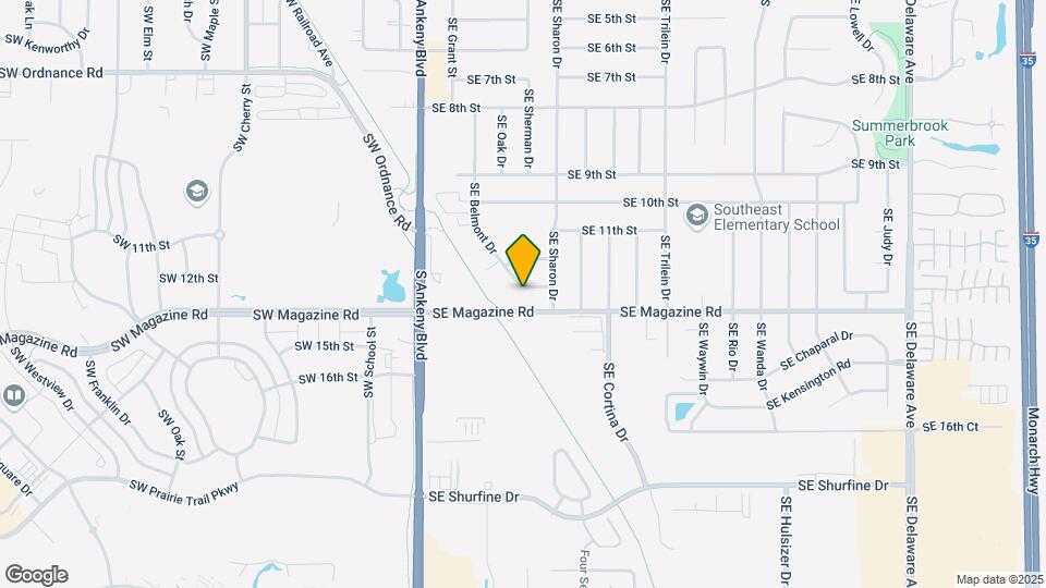 1206 SE Belmont St Map and Location Details