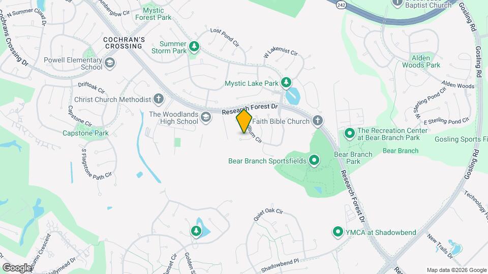 14 Hawkseye Pl Map and Location Details