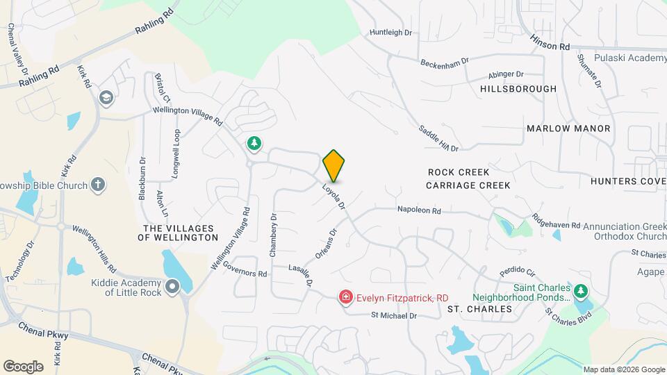 1219 Loyola Dr Map and Location Details